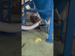 PE EVA köpük geri dönüşüm makinesi EPE Polistiren yeniden bağlanmış ekipman üçlü çekim hattı