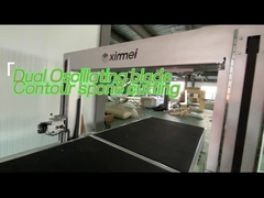 Hızlı Köpük Profil Kesme Makinası Çift Titreşimli Endüstriyel Köpük Kesme Makinası