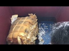 Sünger parçalama rebound PU köpük makinesi paketlenmiş tüm sıkıştırılmış paket içine yerleştirilmiş