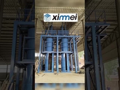 Geri dönüştürülmüş silindir köpük buhar basınç plakası Üçlü kalıplama tankı Köpürme çalışma hattı