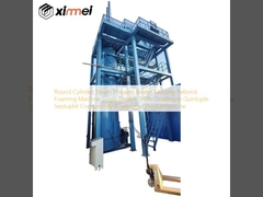 Yuvarlak Silindir Buhar Basınçlı Bağlayıcı Kalıplama Geri Dönüşümlü Köpük Makinesi Tek Çift Üçlü Dörtlü Beşli Yedili Eş Zamanlı Sürekli Üretim Hattı