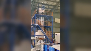 TDP-1500 Dikey Sürekli Silindir PU Köpük Köpük Makinası 8 ~ 50kg / m³ Yoğunluk 3000kg / h Mobilya İçin