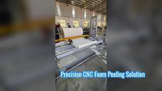 PU Silindirik Köpük için Yüksek Hassasiyetli CNC Köpük Soyucu
