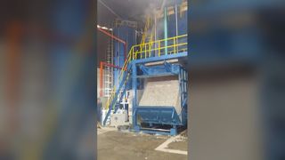 C619 15T Rebond Blok Köpük Köpük Makinası 33.5kW 15m³ Tank Atık PU Köpük Geri Dönüşümü için 4 Blok/saat