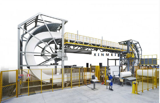 EVA EPE PU malzemesi için CNC Loop köpük kesme makinesi Ring-1