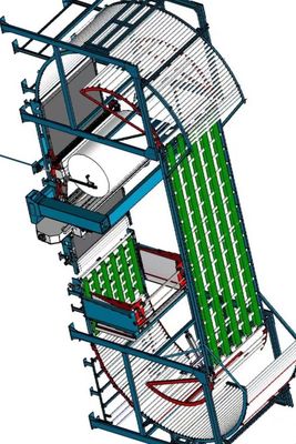 PLC Otomatik CNC Loop köpük kesme makinesi Ring-3 özelleştirilebilir