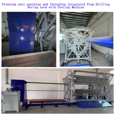C518 Pencering yuvarlak köpük Piercing bir köpük delme makinesinde entegre çekme makinesinin seti