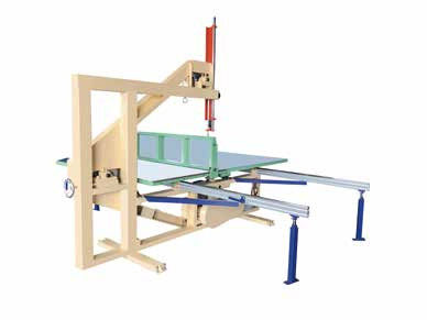 Dijital Boyut Ayar Panelli ve 1250mm Kesme Yüksekliğine Sahip Ağır Hizmet Tipi Dikey Sünger Ayırıcı TDA-3L