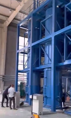 Yenilenebilir köpük yeniden bağlanan ekipman üçlü atış Silindir kalıp tankı Tam otomatik Siemnes Bağlama ve buhar basıncı kalıplama