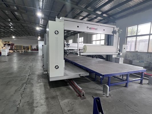 Otomatik Doğrusal Hareket Rehberi Köpük Sünger Yatay Kesme Makinesi Sonsuz uzunluk