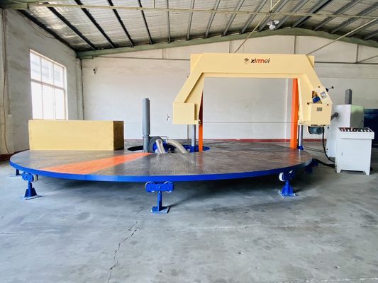 Otomatik Döner Sünger Cnc Köpük Kesicisi Yatay Bölme Karusel Emme