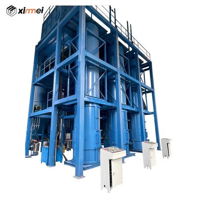 Sürekli köpükleme makinesi Atık PU Sünger Geri Dönüştürme Üçlü Köpükleme İstasyonu Φ1000-1300mm Silindir Köpük Yeniden Bağlanmış Köpük Üretim hattı