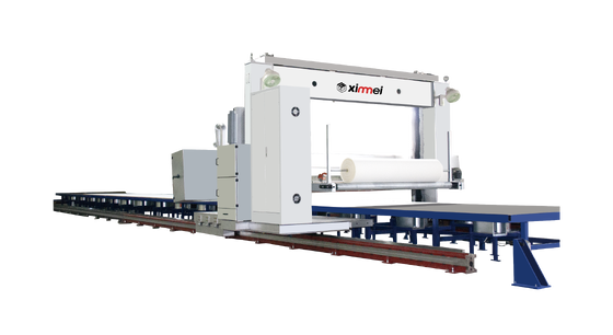 Yüksek Verimli 2200mm Kesme Genişliği PU Köpük Kesme Makinesi, 0-120m/dk Hız
